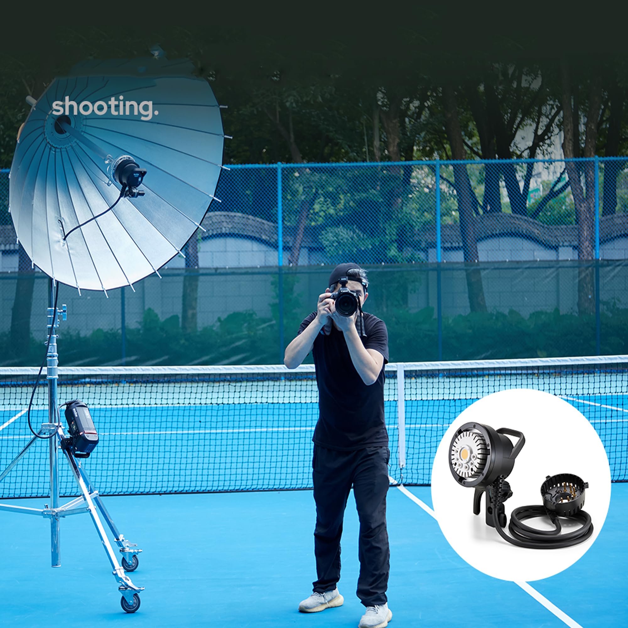 Amazon.com : Godox AD-H600P 600W Flash Head Protable Off-Camera